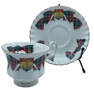Royal Albert English Bone China "New Brunswick Tartan" Cup and Saucer